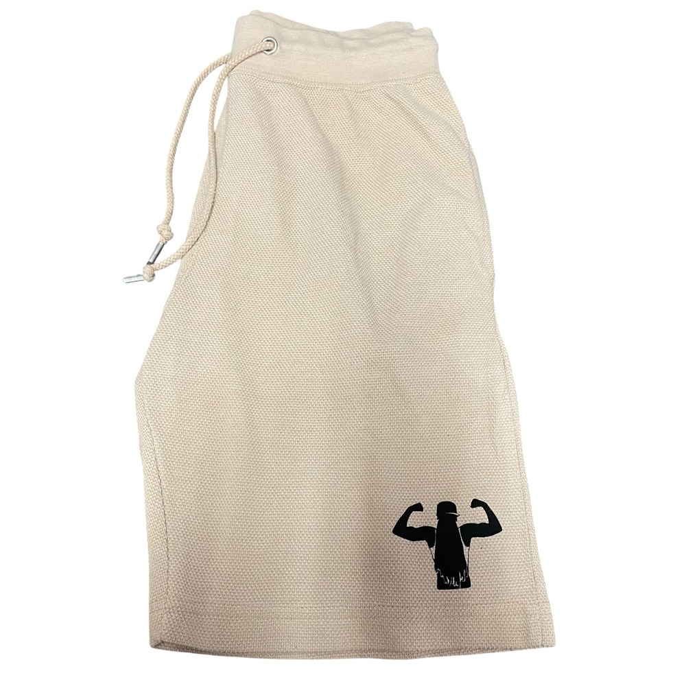 Boohoo Men Beach Gym‎ Workout Training Fitness Drawstring Beige S - Picture 4 of 8